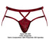 Male Power 394-289 Lucifer Strappy Jock Color Burgundy